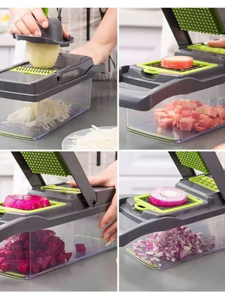Grater Cutter Slicer Manual Vegetable Fruit Chopper - 黑色 - 查看 3