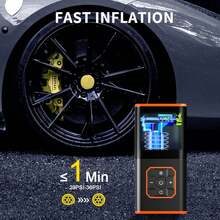 Infladores de neumáticos, compresores de aire portátiles, carga inalámbrica USB (batería de 2000 mah), manómetros digitales y luces LED, ideales para accesorios deportivos y de entretenimiento al aire libre, inflado de neumáticos de motocicletas, automóviles y bicicletas.