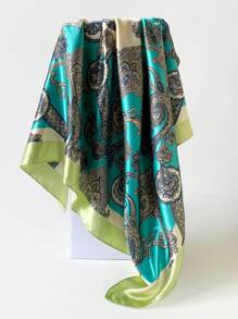 佩斯利花纹单件头巾 90 厘米 复古风格印花头巾 新品上市 - 彩色 - 查看 11