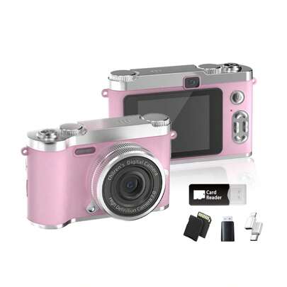 50MP Dual Lens Student Travel Selfie Camera, FHD 1080P Video, Digital Camera Toy