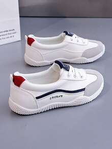 New Women Casual Sports Shoes, Flat Sneakers, Athletic Road Running Shoes, Suitable For All Seasons