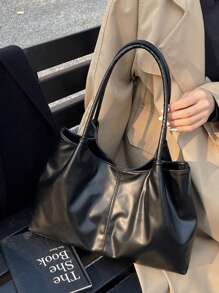 Geantă de damă nouă cu design unic, mâner dublu, capacitate mare, geantă de umăr pentru uz casual și zilnic, potrivită pentru vacanțe, naveta și cumpărături