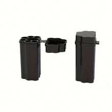 1 Peça Estojo de Cigarro Portátil com Tampa Basculante e Compartimento para Isqueiro, Caixa Protetora de Cigarro com 2/3/4/6 Furos, À Prova d'Água e à Prova de Umidade, Acessório para Fumar