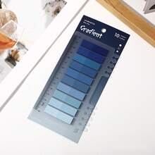 200pcs/Pack Colorful Transparent Index Sticky Notes, Office Supplies, Label Paper, Student Learning Supplies, Memo, Back To School Essential