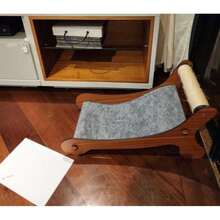 Pet Bed With Scratching Post And Interactive Hanging Hammock For Cats - 橘色 - 查看 8