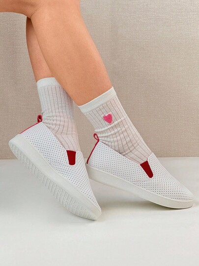 Letné nové zúfalé plážové módne letovisko unisex športové elegantné preppy základné dochádzanie ležérne vonkajšie nazúvacie ležérne biele topánky