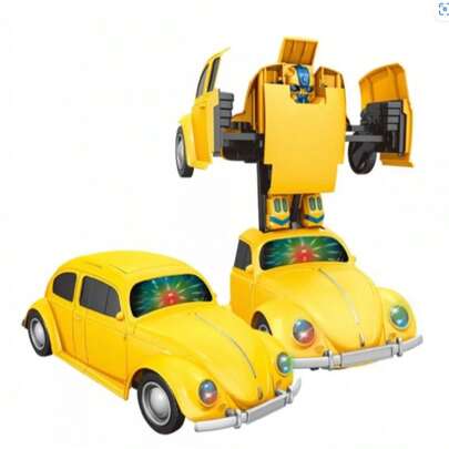 Táxi que Vira Robô com Musica e Led