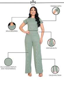 Women's Set Loose Pants Short Sleeve Blouse Elegant Casual Elegant Party Office Work Pantaloons - 酒紅色 - 查看 2