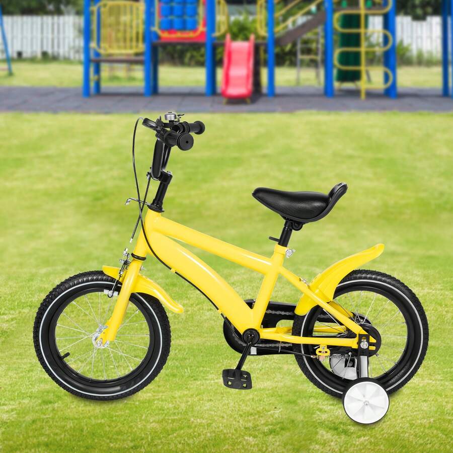Yellow Children'S Bicycle 14 Inches Children'S Bicycle - Yellow - View 1