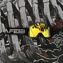 1 pieza Gafas de equitación para exteriores, Gafas anti-polvo para motocicleta y todoterreno, Gafas de esquí resistentes al viento, Gafas de protección ocular, Gafas anti-viento y arena - Multicolor - Ver 10