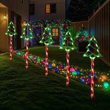 8 Modes Solar Powered Christmas String Lights - 1 Drag 5 Outdoor Waterproof Decor For Yard, Garden & Path, Ideal For Festive Atmosphere & Christmas Celebrations