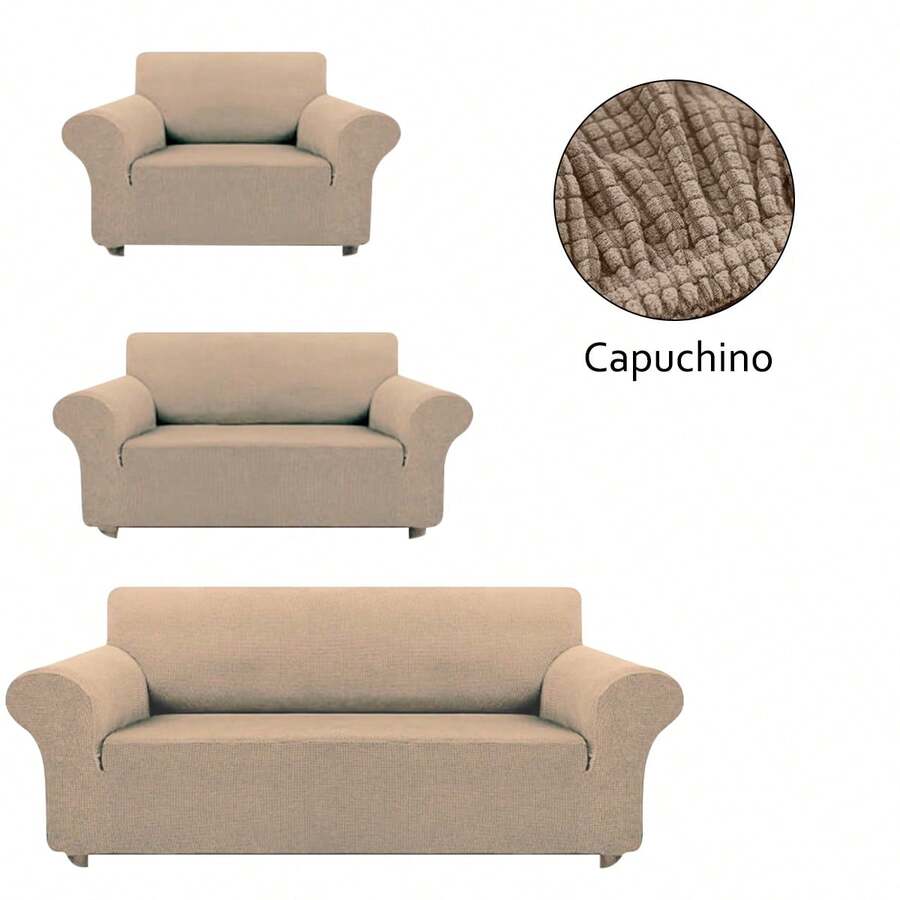 AMOROSA Sofa Slipcovers - Cappuccino - View 1