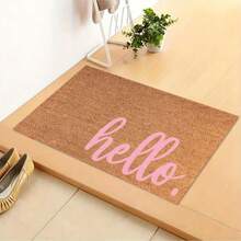 Door Mats For Front Door, Personalized Doormat, Hello Rugs With Logo 24" X 16" Outdoor Entrance Mat Outside Mat Home Mat
