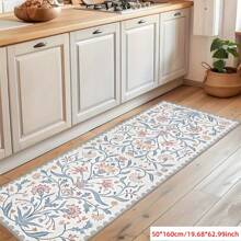 1 件法式花卉图案走廊地毯，适用于硬木地板，可用于玄关、洗衣房、走廊、卧室、厨房等场所，是四季皆宜的理想家居装饰之选。这款时尚长地毯可水洗且防滑，非常适合走廊、客厅、厨房等场所。 - 彩色 - 查看 15