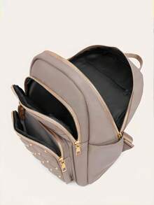 Malist Flower Embroidery Functional Backpack For Women, Business Casual Commuting Travel Backpacks, Cute Multi-Compartment Versatile Computer Daypack, Portable Campus School Bag For Junior High School And College Students, School Backpack, Elementary School, Middle School, High School, Back To School Bags, Waterproof, Lightweight, Classic Casual, Suitable For Teen Girls Women College Students, Teacher, Perfect For Back To School, First Day Of School, Middle School, High School,Backpacks For Women,Mochilas Para Mujer,Purses And Bags Women,Crossbody Bags For Women,Bolsos Para Mujer,School Bag,Mini Backpack,Laptop Bag,Mochilas Para Niña,Fanny Pack Women,Pumpkin,Autumn,Halloween,Fall,Christmas,Thanksgiving,Festival,Cyber Monday,Holiday,Gift,New Year,Snow,Winter,Warm,End-Of-Year,Party - Nhiều màu - Xem 2