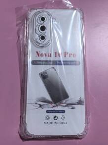 3pcs Transparent Four-Corner Anti-Fall Case Compatible With Huawei/Honor Series, Huawei/Honor Transparent Four-Corner Anti-Fall Phone Case, Phone Case, Phone Protective Cover, Phone Shell, Phone Sleeve, Anti-Fall Phone Case, Transparent Phone Case, Minimalist Phone Case, Solid Color Phone Case, Transparent Phone Case, TPU Anti-Fall Phone Case (Military-Grade Anti-Fall)