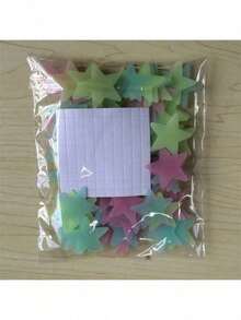 100/200/300 Glowing Star Wall Stickers, Fluorescent Ceiling Decorations With Small Pentagrams Shining In The Dark, Suitable For Home, Bedroom, And Room Decoration – Luminous Star Decal, Nightlight Wall Decor, Bedroom Ceiling