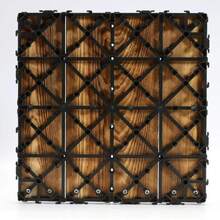 Anti-Corrosion Carbonized Wood Outdoor Garden Interlocking Thick Flooring, Indoor & Outdoor Patio Flooring - Multicolor - View 8