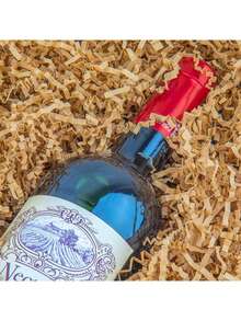 100克/包拉菲草填充物皱纹纸屑，适用于礼品盒、生日、婚礼和伴娘礼物，手工制作的多色纸屑拉菲草填充物，适用于毕业典礼和包装、情人节礼品盒、母亲节礼品盒，易碎礼品保护 - 棕色 - 查看 4