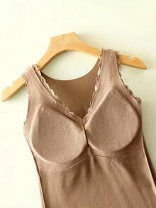 Ropa interior térmica para mujer de 5 piezas: Top de una pieza moldeador sin costuras de invierno, capa base súper suave y elástica, adecuado para clima frío. - Multicolor - Ver 4