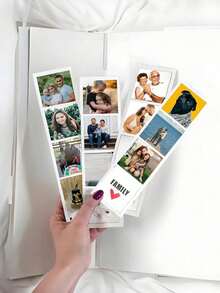 1pc Custom Photo Film Strip,Personalized Photo Gift With 4 Images, Retro Style Print, Wedding Keepsake, Film Photography Gift, Custom Photo Bookmark,Personalized Customized Photo Strips,Wedding Photo Booth Cover,Movie Frame Save The Card,Editable Template,Personalized Gift,Custom Gift For Birthday,Valentine's Day Gift, Valentines, New Year,Gift For Her, Gift For Him, Gift For Friends, Home Decor, Decoration