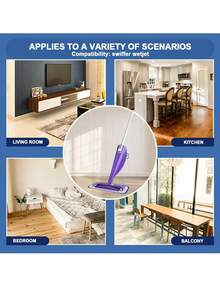 1/2 szt. nakładek z mikrofibry do mopa, kompatybilnych z Wet Jet, 12-calowe wymienne głowice do mopa do czyszczenia na sucho i na mokro