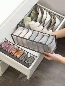 6 件/3 件/2 件/1 件 1 件节省空间的胸罩收纳盒 - 多功能衣柜抽屉隔板，适用于内衣、袜子、内衣和配饰 - 耐用的可折叠收纳盒，整理内衣的好解决方案，抽屉收纳袋、房间装饰、包、化妆包、梳妆台、旅行、化妆包、旅行必需品、收纳袋、收纳、旅行必需品、化妆品收纳袋、化妆包、化妆品收纳袋、收纳袋、洗漱包、桌面收纳袋、化妆包、化妆整理、梳妆配件、化妆包、化妆包、珠宝盒、小袋、化妆刷架、刷子架、香水收纳袋、小袋 - 彩色 - 查看 4