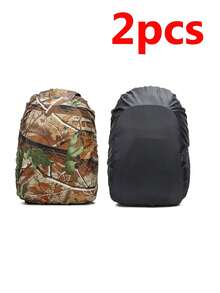 1pc Outdoor Waterproof Rain Cover Set, Backpack Dust-Proof Protector For Men & Women, Multiple Colors Available