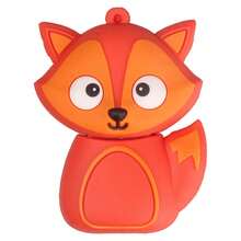 Unidad flash USB Biyetimi de 128GB con diseño de gatito negro lindo, unidad flash USB de 64GB 2.0 con diseño de cachorro de dibujos animados de 32GB, memoria USB de 64GB como regalo para niñas - Naranja Quemada - Ver 7