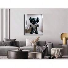 1PC  GiftFashion Kaw Poster S Doll Men's Fashion S Poster Kawaii Kaw Poster Canvas Art Print Wall Living Room Room Living Room Kitchen Decorations  - (Wrapped Canvas) - Nhiều màu - Xem 4