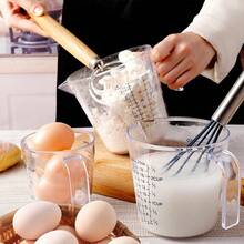 3 - PieceMeasuring Cup Set For US Kitchens   Ideal For US Cross - Border Shoppers! This 3 - Piece Set, Crafted From Food - Plastic, Has Clear Ml/Oz Markings. Great For Measuring Milk (Seen In Pic), Flour, Etc. Durable, Easy To Read-Perfect For Baking & Cooking. Upgrade Your Kitchen Prep. Grab It To Make Recipes Precise & Hassle - Free! - White - View 8
