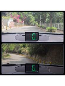 Speedometer HUD Display, Upgraded Clear Font And Plug-In Ready Installation - Batteryless Dashboard Upgrade Suitable For All Cars, Km/H Real-Time Speed Monitoring, Easy-To-Read Digits, Durable Digital Screen