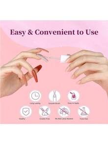 4入組/套0.3oz/瓶浸泡粉凝膠液套裝,包括底層膠,頂層膠,活化液和刷子保護浸泡粉必備工具套裝(1-4步驟),浸泡指甲套裝亞克力指甲美甲 - 無色 - 查看 12