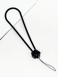 1 件纯色花卉挂绳，简约夏季风格手机挂绳，短硅胶腕带，适用于女士手机壳 - 彩色 - 查看 20