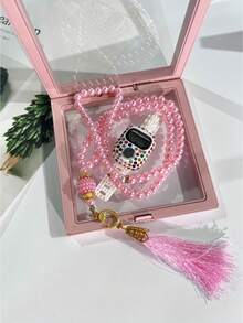 3pcs/Set Beaded Counter Box, Polka Dot Beaded Counter On White Background, 3-In-1 Function Of Storage, Display, And Counting, An Excellent Gift Choice - Multicolor - View 15