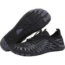 Waterproof Barefoot Trail Running Shoes For Outdoor Activities - Black - View 1