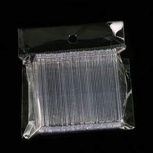 50个美甲展示架，凝胶指甲油美甲加固支撑条练习用，亚克力美甲贴片美甲展示工具 - 無色 - 查看 6