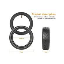 Xiao/Mi M365 Electric Scooter Replacement Tyre & Inner Tube Set - 8.5x2 Inches High-Quality Rubber Tires - Enhanced Thickness For Durability - Front/Rear Wheel Compatible - Easy To Install - 1 x 8 1/2X2 Straight Nozzle Inner Tube+ 1 x 8 1/2X2 Tyres - View 7