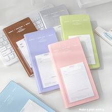 1 Pieza Planificador diario de productividad todo en uno, Agenda 2025, Cuaderno portátil, Lista de tareas, Libro de impresión de tarjeta de autodisciplina, Lista de tareas Memo - Multicolor - Ver 3