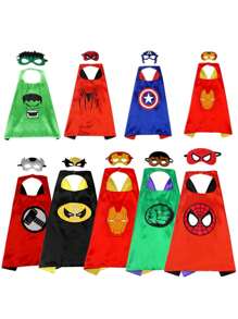 Marvel Spider-Man Cape Cosplay Kids Halloween Party Cape Prom Cosplay Birthday And Christmas Gift