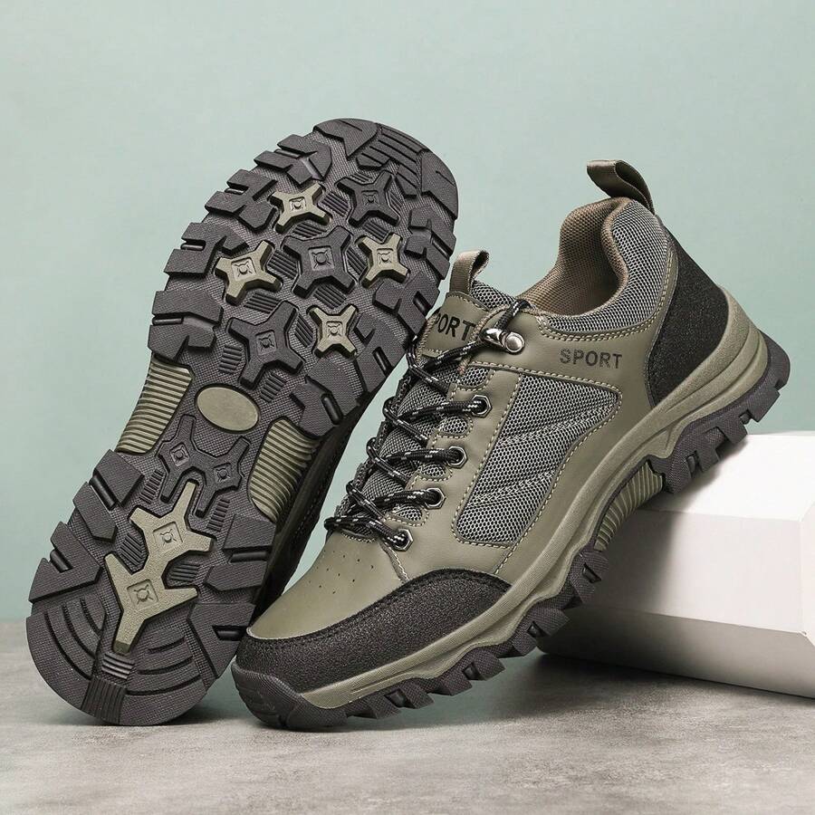 Lady's High-Quality Hiking Shoes - Non-Slip And Durable, Outdoor Shoes With Rugged Grip, Lace-Up Design And Ventilation Holes, All-Day Comfort, Four-Season Versatility | Low-Top Sports Shoes | Cross-Country Accessories
