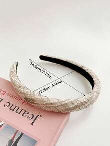 Diadema con cinta de rosa romántica para mujer, accesorio de cabello dulce y lindo con flor de perlas falsas, diadema con flor de rosa etérea - Multicolor A - Ver 10