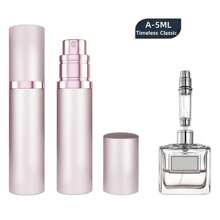 1pc Refillable Perfume Atomizer Empty Mini, TSA Approved, Travel 5ml Perfume Spray Bottle, Portable Fragrance Container For Man And Women, Amazing Gift