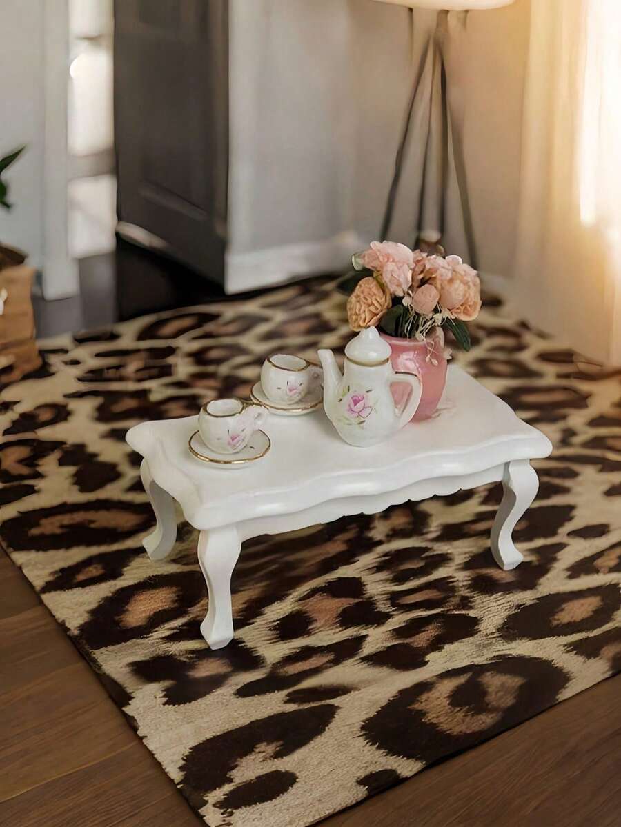 1件套娃娃屋迷你咖啡桌，多种颜色可选的迷你家具。模型微缩场景、角色扮演玩具、娃娃屋摆件、桌面装饰、手工艺品、复古家居装饰模型、卧室场景展示品、书桌摆件、角色扮演装饰、微型手工艺品、节日礼物、生日礼物、派对活动、圣诞节、万圣节、嘉年华礼物，为生活增添色彩。 - 彩色 - 查看 1