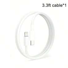 20W Fast Charging Adapter Set: 1 X UK Plug 20W Fast Charger Head + 1 X 3.3ft/100cm Fast Charging Cable, Compatible With IPhone 14 Pro Max/14 Pro/14 Plus/14/13/12/11, IPad, Series Wall Charger Adapter Suitable For Travel, Office, Dorm, And Home
