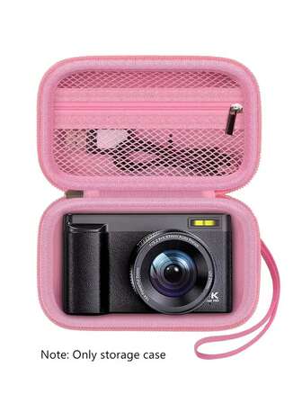 Case Compatible With Femivo/For IWEUKJLO/For KVUTCIEIN Vlogging Camera. Storage Holder Organizer Travel Bag For Canon PowerShot G7 X Mark/For Olympus TG-6 Underwater Camera (Box Only) - Grey Inner