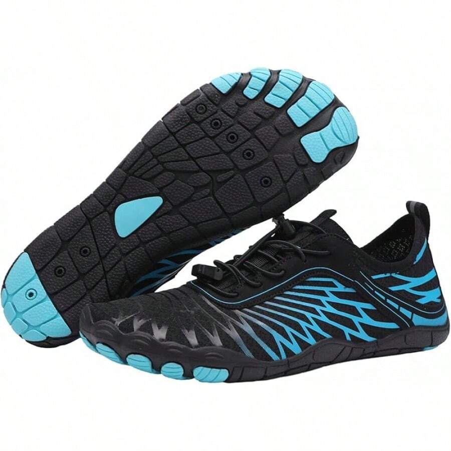 Waterproof Barefoot Trail Running Shoes For Outdoor Activities - Blue - View 1