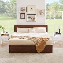 Wooden Bedside Table, Bedside Table With Secret Compartment, White Bedside Table 57 Cm High Side Table With Fabric Drawer, Bedside Tables 30 Cm Wide For Bedrooms, Living Rooms And Small Rooms - 白色的 - 查看 4