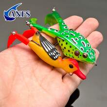 1pc Soft Frog Fishing Lure -Realistic Artificial Bait With Rotating Legs For Bass, Snakehead