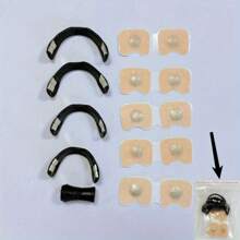 شرائط ممغنطة لتوسيع الأنف - شريط أنفي خارجي لتحسين التنفس، مناسب للرجال والنساء على حد سواء، يعزز مجرى الأنف، شريط أنف ممغنط | شريط أنف قابل للتعديل | ملمس ناعم